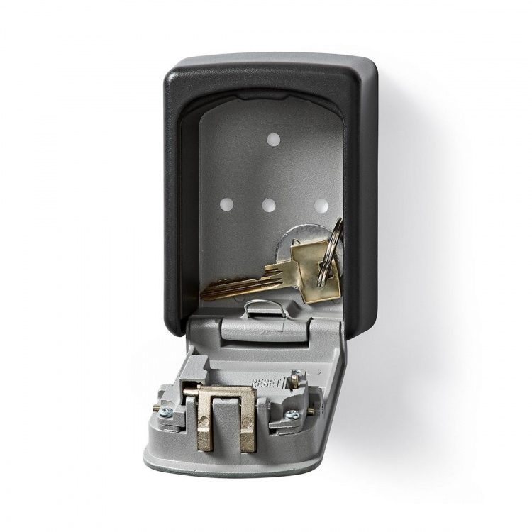 Nedis Kluis | Sleutelkluis | Combinatieslot | Binnen- en Buitenshuis | Grijs / Zwart
