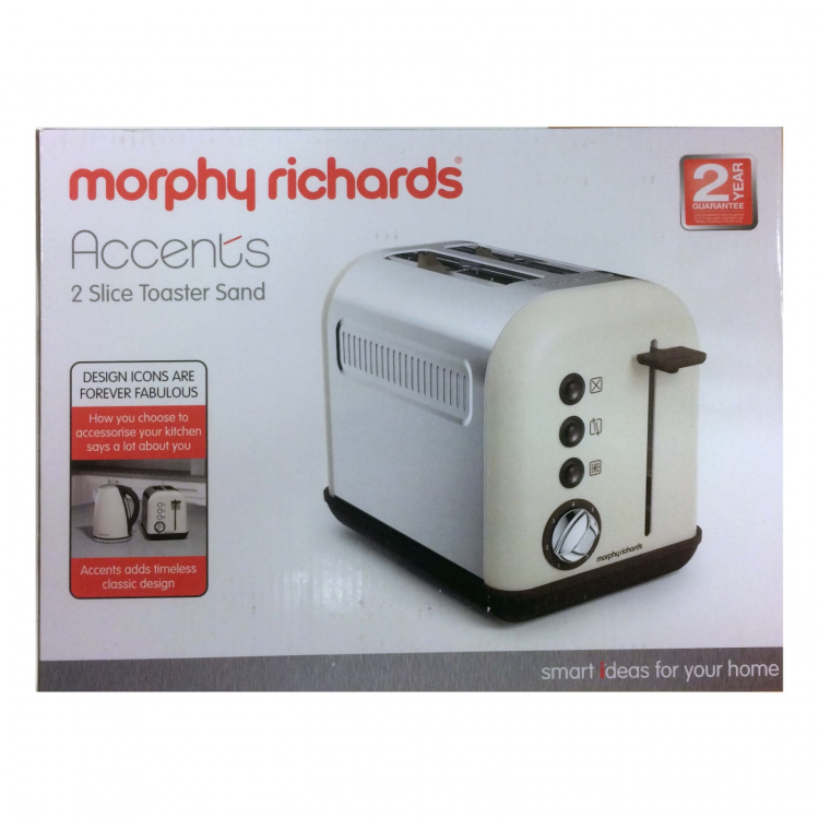 MORPHY RICHARDS Toaster Accent White 2-Slice