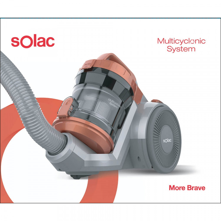 Solac Bagless Vacuum Cleaner More Brave 800W Solac Bagless Vacuum Cleaner More Brave 800W