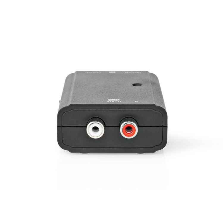 Nedis Digitale Audioconverter | 2-wegs | Ingangen audio / video / data: 1x S/PDIF (RCA) Female / 1x Toslink Female | Uitgangen audio / video / data: 2x RCA Male | Manueel | Zwart Nedis Digitale Audioconverter | 2-wegs | Ingangen audio / video / data: 1x S/PDIF (RCA) Female / 1x Toslink Female | Uitgangen audio / video / data: 2x RCA Male | Manueel | Zwart