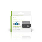Nedis Digitale Audioconverter | 2-wegs | Ingangen audio / video / data: 1x S/PDIF (RCA) Female / 1x Toslink Female | Uitgangen audio / video / data: 2x RCA Male | Manueel | Zwart Nedis Digitale Audioconverter | 2-wegs | Ingangen audio / video / data: 1x S/PDIF (RCA) Female / 1x Toslink Female | Uitgangen audio / video / data: 2x RCA Male | Manueel | Zwart