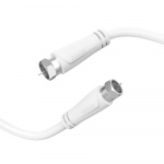 Antenna Cable SAT 90dB F-F White 1.5m Antenna Cable SAT 90dB F-F White 1.5m