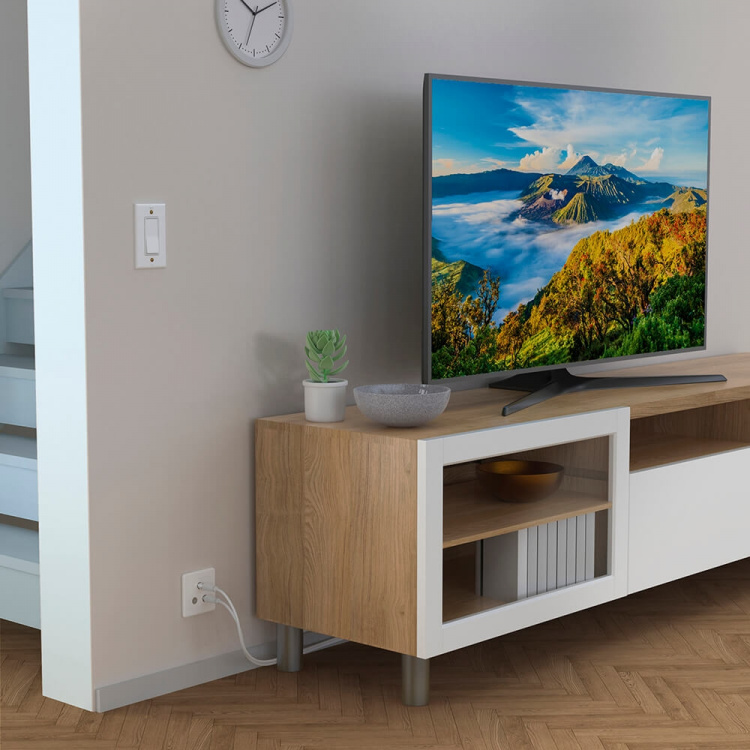 Antenna Cable SAT 90dB F-F White 1.5m Antenna Cable SAT 90dB F-F White 1.5m