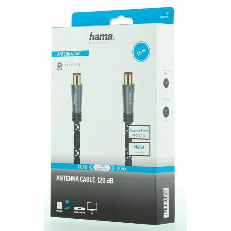  Antenna Cable 120dB Black/Grey 1.5m
