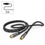  Antenna Cable 120dB Black/Grey 3.0m