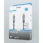 Antenna Cable SAT 120dB F-F Black/Grey 3.0m