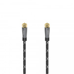 Antenna Cable SAT 120dB F-F Black/Grey 5.0m
