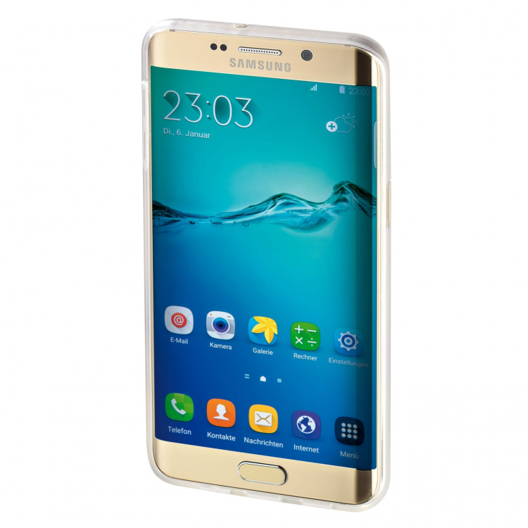 HAMA Cover Galaxy S6 ED+ Crystal, Transparent