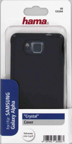 HAMA Cover Black Crystal Samsung Alpha
