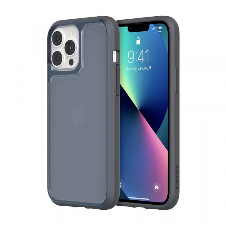 Mobile Case Strong iPhone 13 Pro Max Blue/Gray Mobile Case Strong iPhone 13 Pro Max Blue/Gray