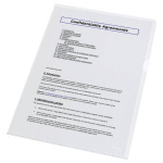 ESSELTE Plastmapp A4 115my Transparent 100-pack
