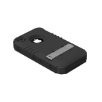 Mobile Phone Window Case Krak en AMS for iPhone 4/4S, Black