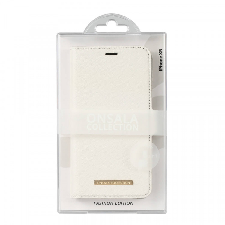 Mobile Wallet Saffiano White iPhoneXR Mobile Wallet Saffiano White iPhoneXR