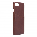 Mobilecover Brown iPhone 6/7/8/SE Creditcard Pocket Mobilecover Brown iPhone 6/7/8/SE Creditcard Pocket