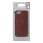 Mobilecover Brown iPhone 6/7/8/SE Creditcard Pocket Mobilecover Brown iPhone 6/7/8/SE Creditcard Pocket