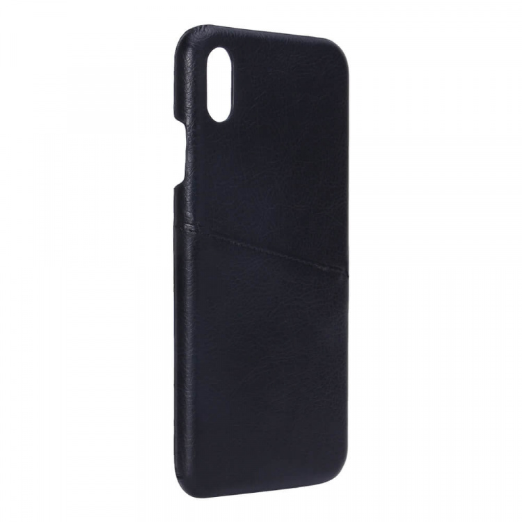 Mobilecover Black iPhone X/XS Max Creditcard Pocket Mobilecover Black iPhone X/XS Max Creditcard Pocket