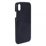 Mobilecover Black iPhone XR Creditcard Pocket Mobilecover Black iPhone XR Creditcard Pocket