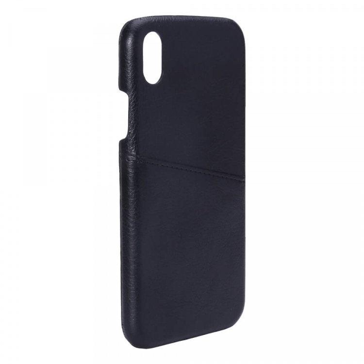 Mobilecover Black iPhone XR Creditcard Pocket Mobilecover Black iPhone XR Creditcard Pocket