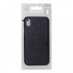 Mobilecover Black iPhone XR Creditcard Pocket Mobilecover Black iPhone XR Creditcard Pocket