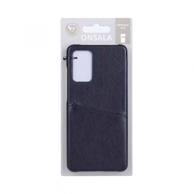 Mobile Cover Black with Cardpocket Samsung A72