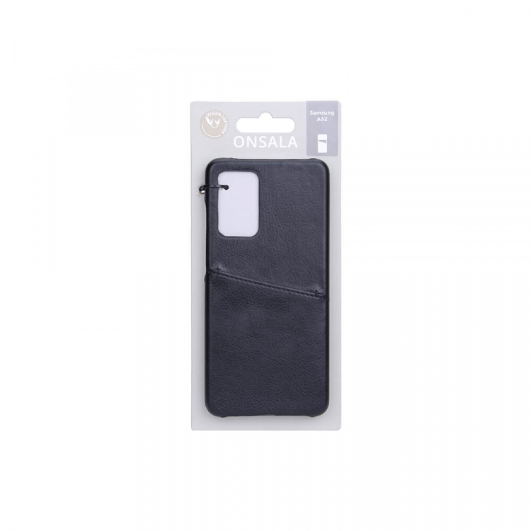 Mobile Cover Black with Cardpocket Samsung A52 Mobile Cover Black with Cardpocket Samsung A52