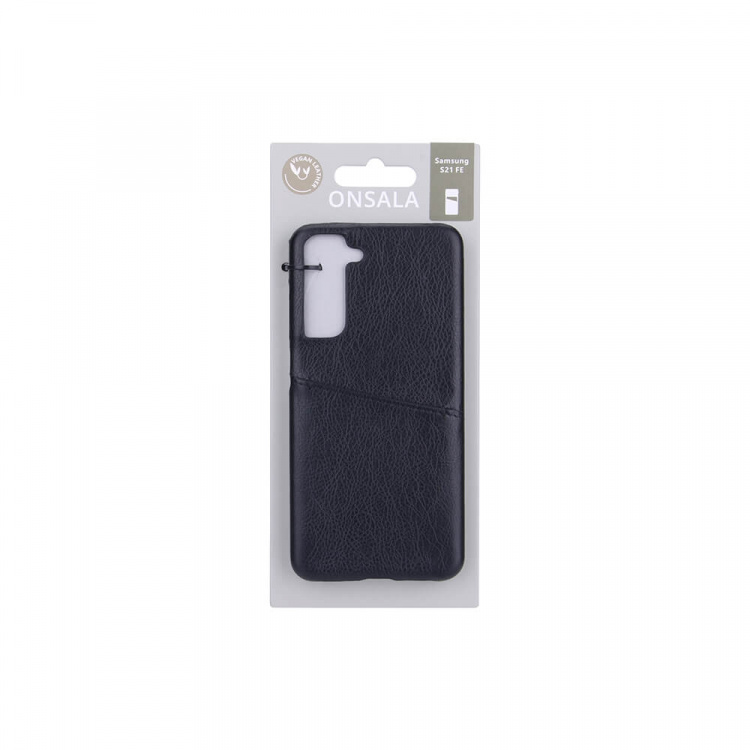 Mobile Cover Black with Cardpocket Samsung S21FE Mobile Cover Black with Cardpocket Samsung S21FE