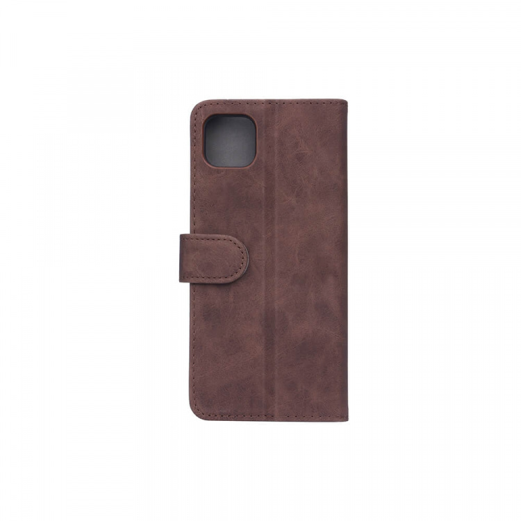 Mobile Wallet Brown Nubuck PU Samsung A22 5G