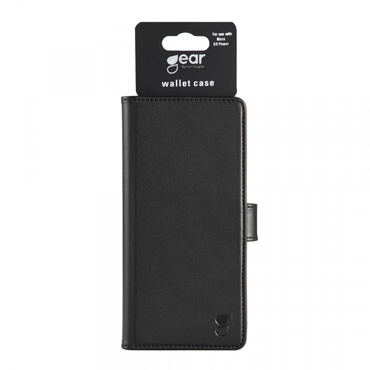 GEAR Wallet Black 3 Cardpockets Motorola G9 Power  GEAR Wallet Black 3 Cardpockets Motorola G9 Power