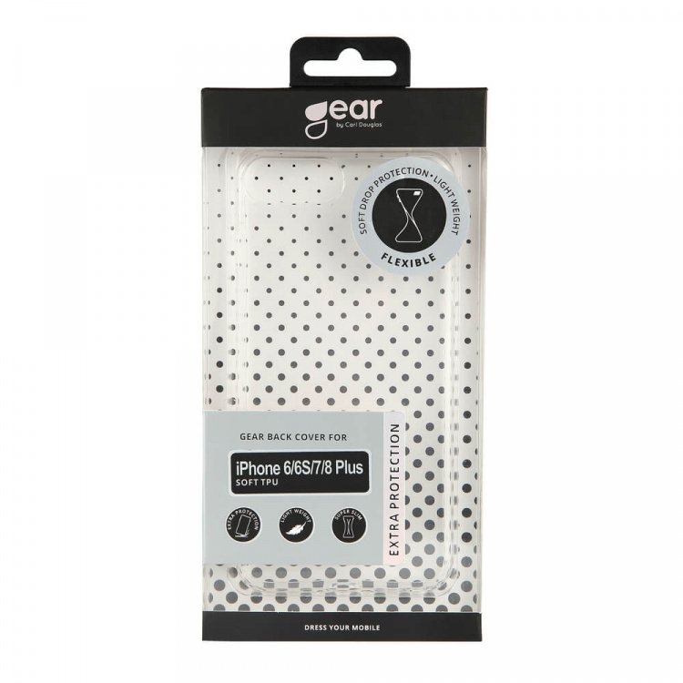 Mobile Cover iPhone 6 / 7 / 8 Plus TPU Transparent