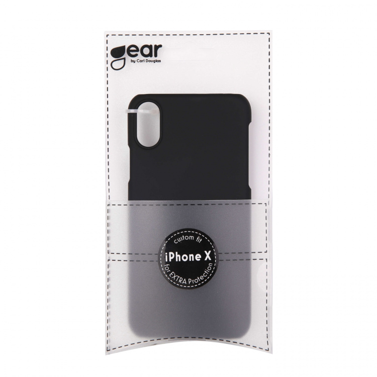 GEAR Mobielhoesje Zwart - iPhone X/XS GEAR Mobielhoesje Zwart - iPhone X/XS