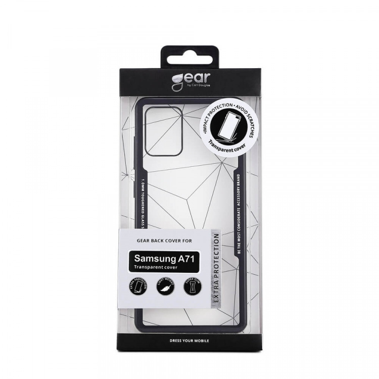 Mobile Cover Samsung A71 Tempered Glass 