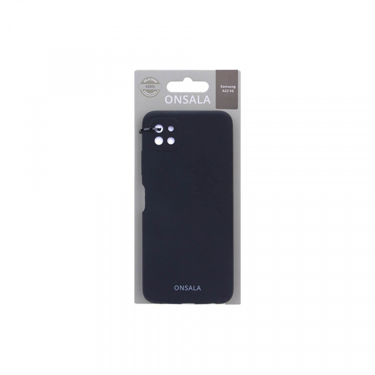 Mobile Cover Silicone Black Samsung A22 5G
