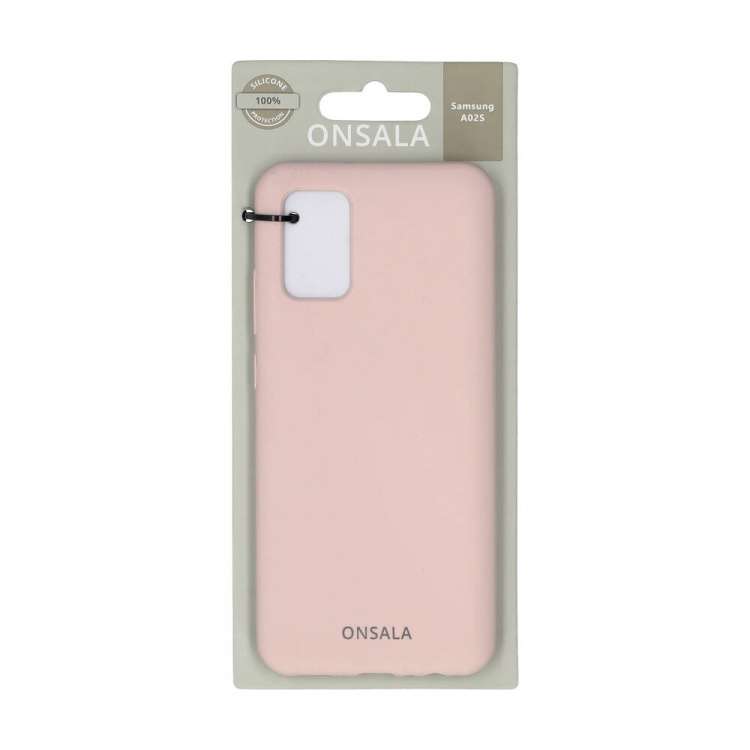 Mobile Cover Silicone Sand Pink Samsung A02s Mobile Cover Silicone Sand Pink Samsung A02s