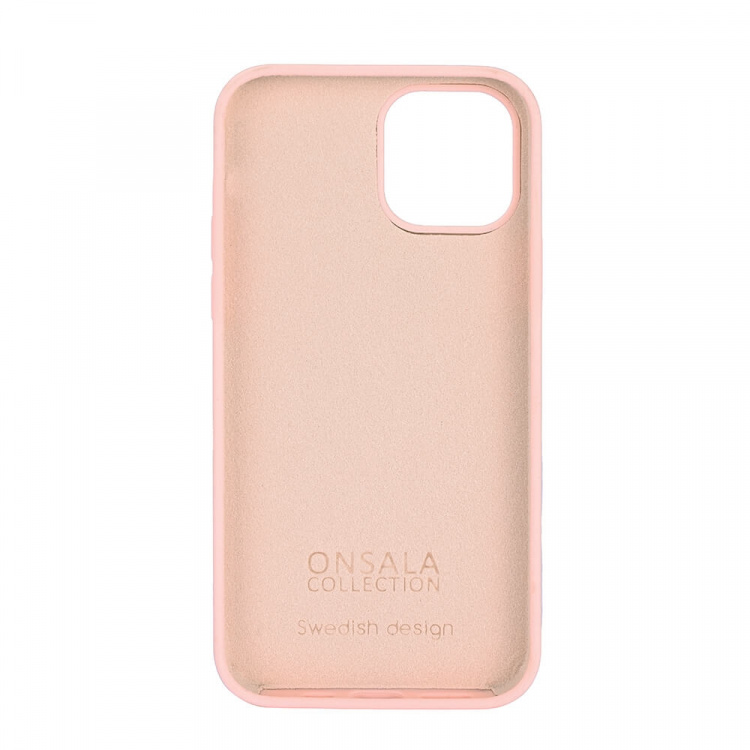 Mobilecover Silicone Chalk Pink iPhone 12 / 12 Pro Mobilecover Silicone Chalk Pink iPhone 12 / 12 Pro