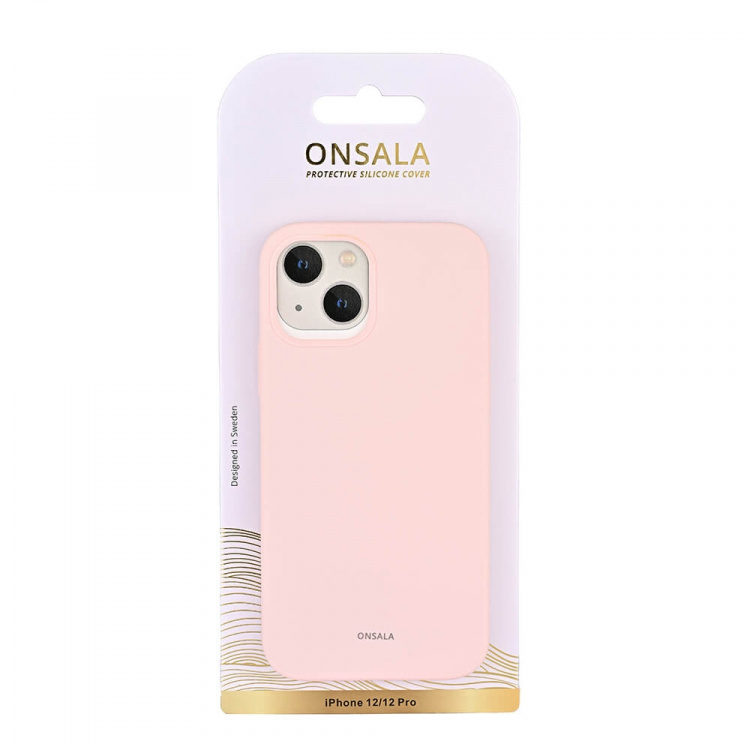 Mobilecover Silicone Chalk Pink iPhone 12 / 12 Pro Mobilecover Silicone Chalk Pink iPhone 12 / 12 Pro