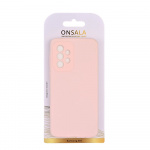 Mobilecover Silicone Chalk Pink Samsung A03