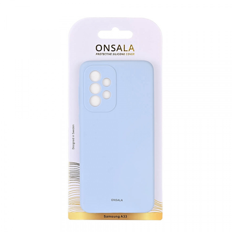 Mobilecover Silicone Light Blue Samsung A33