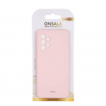 Mobilecover Silicone Chalk Pink Samsung A33