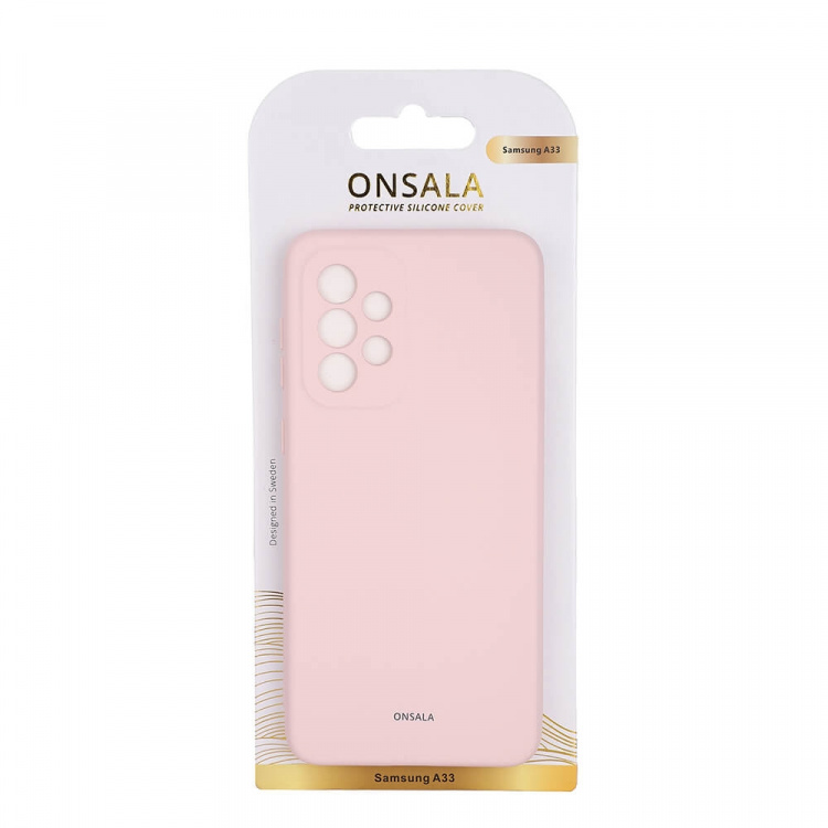 Mobilecover Silicone Chalk Pink Samsung A33