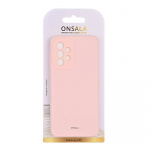 Mobilecover Silicone Chalk Pink Samsung A33