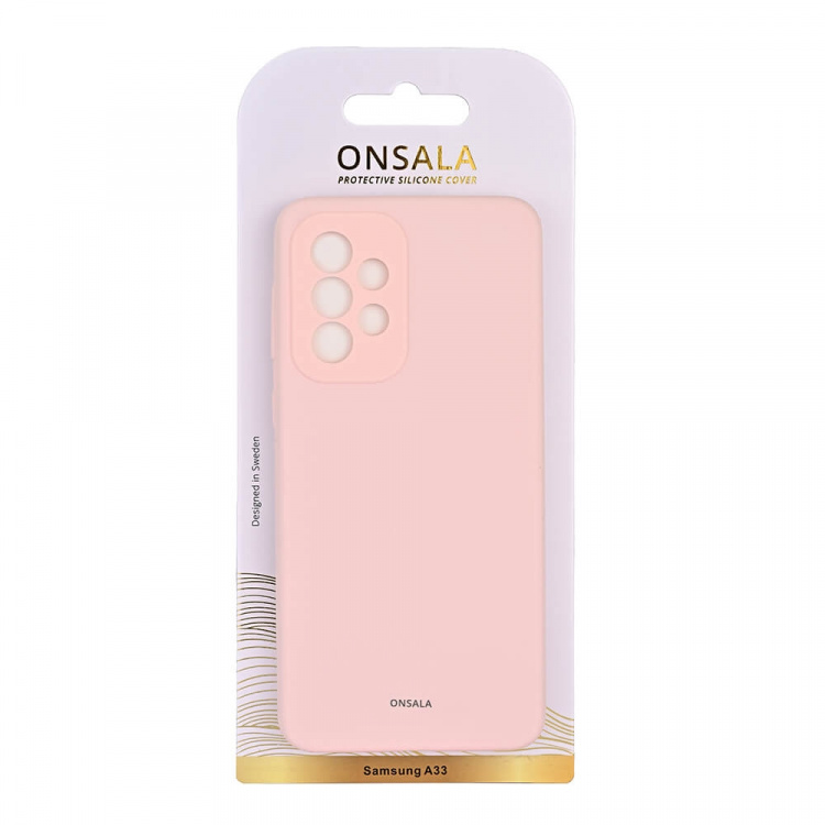 Mobilecover Silicone Chalk Pink Samsung A33