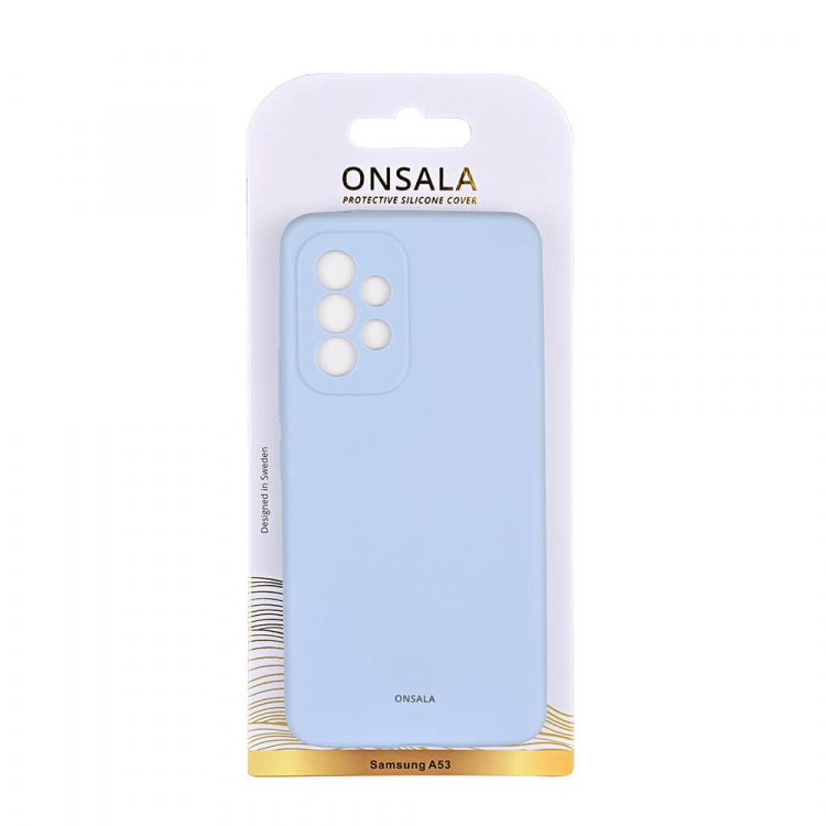 Mobilecover Silicone Light Blue Samsung A53