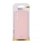 Mobilecover Silicone Chalk Pink Samsung A53