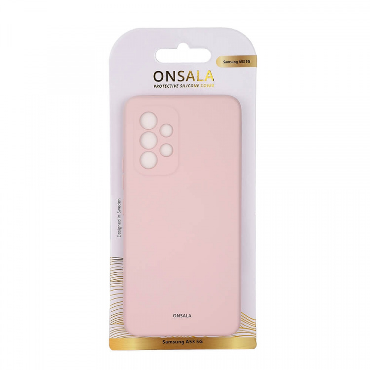 Mobilecover Silicone Chalk Pink Samsung A53