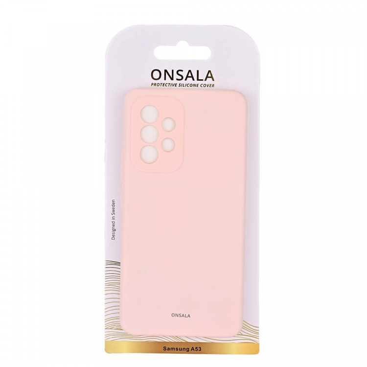 Mobilecover Silicone Chalk Pink Samsung A53