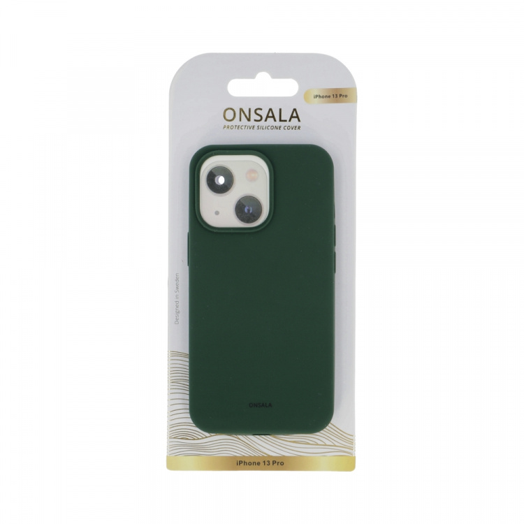 Mobilecover Silicone iPhone 13 Pro Olive Green