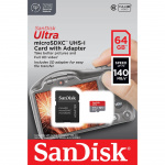 MicroSDXC Photo Ultra 64GB 140MB/s UHS-I Adap