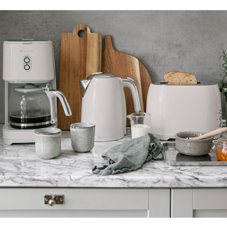 Champion Vattenkokare 1,7L Creme White Champion Vattenkokare 1,7L Creme White