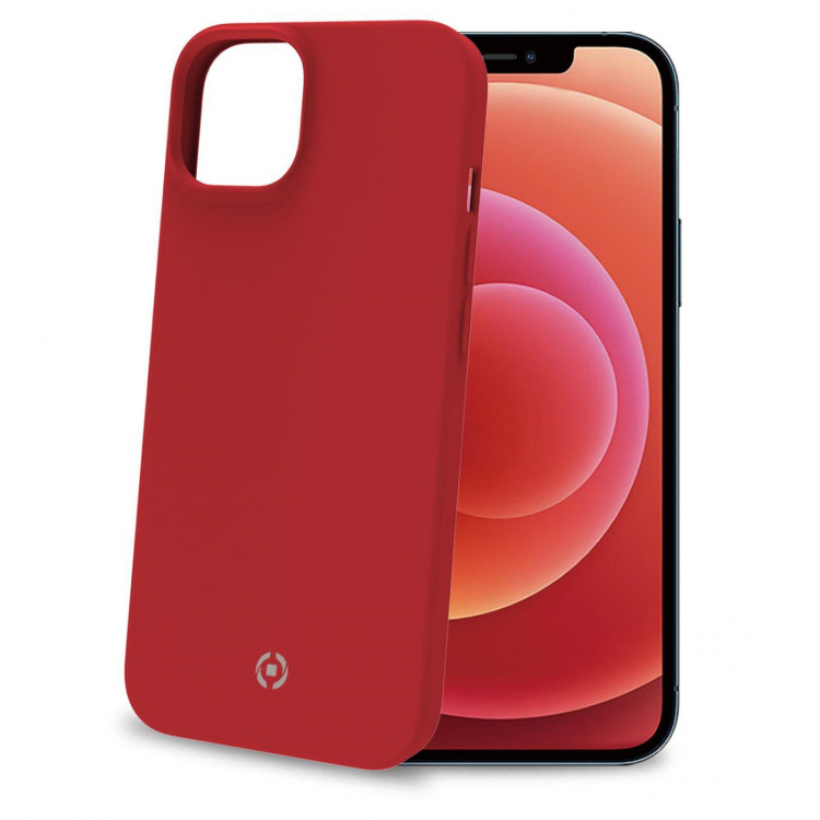 Celly Cromo Soft rubber case iPhone 14 Röd Celly Cromo Soft rubber case iPhone 14 Röd
