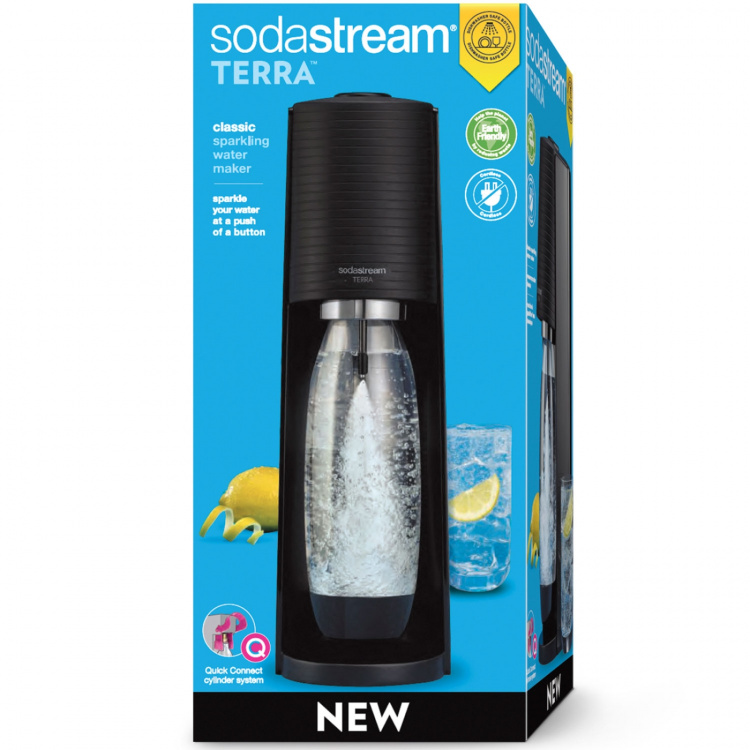 SodaStream Kolsyremaskin TERRA Black SodaStream Kolsyremaskin TERRA Black